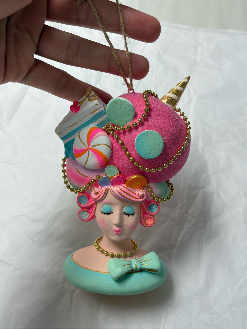Marie sweet ornament by Glitterville